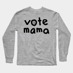 Vote Mama Kamala Harris Outline Long Sleeve T-Shirt